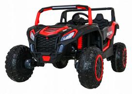 dvivietis elektromobilis - Buggy A032 dvivietis elektrinis elektromobilis vaikams, raudonas (Red) - 1 nuotrauka
