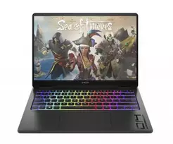 nvidia geforce - HP OMEN Transcend 14-fb0014no, Core Ultra 7 155H, 16 GB, 1 TB, 14", RTX 4060, Juodas (Black) - 1 nuotrauka