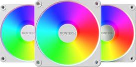 argb fan 120 mm - Montech GF120R V2 ARGB PWM 120mm White 3 vnt. - 1 nuotrauka