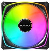 argb fan 120 mm - Montech RX120 Pro PWM Reverse Fan ARGB 120mm Black - 1 nuotrauka