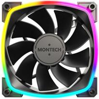 argb fan 120 mm - Montech RX120 PWM Black 3 in 1 120mm Case Fan (3 vnt.) - 1 nuotrauka