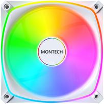 argb fan pack - Montech RX120 Pro PWM Reverse ARGB White 120mm 3-Pack - 1 nuotrauka