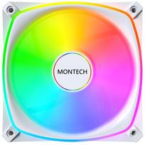 argb fan 120 mm - Montech AX120 PRO White 3-in-1 120mm ARGB Case Fan 3-Pack - 1 nuotrauka