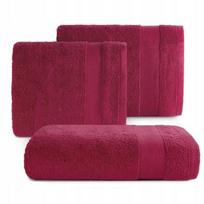Vonios rankšluostis Eurofirany Lorita 05, bordo (Burgundy), 50 x 90 cm
