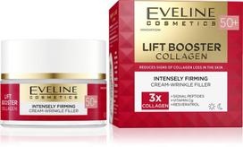 Eveline Cosmetics Lift Booster Collagen veido kremas, 50+, 50 ml