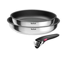 keptuve - Tefal Ingenio Cook Eat L8813S75, nerūdijančio plieno keptuvių rinkinys, 2 vnt. - 1 nuotrauka