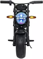 motociklas vaikams - Vaikiškas elektrinis motociklas Supermoto, juodas (Black) - 1 nuotrauka