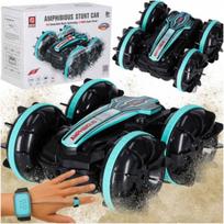 gestais valdomas automobilis - Amfibinis RC automobilis Juodas (Black) Turquoise - 1 nuotrauka