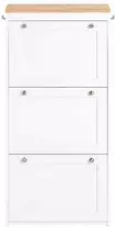 prieskambario baldai - Sobuy Batų spinta FSR144-WN, balta (White) - 1 nuotrauka