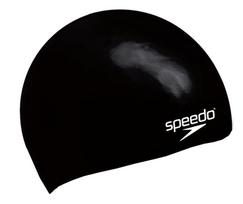 Plaukimo kepuraitė Speedo Plain Moulded Jr, juoda sp.