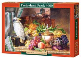 Castorland Still Life With Fruit And Cockatoo C-300143, 3000 det.