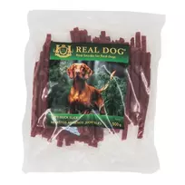 Skanėstas šunims Real Dog Snacks Minkštos antienos juostelės, 0.5 kg