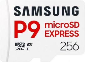 atminties korteles 4k - Samsung P9 Express 256GB microSDXC UHS-I - 1 nuotrauka