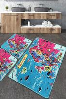 Foutastic Carta 359CHL5294 komplektas, 3 vnt., 60 x 100 cm, įvairių spalvų