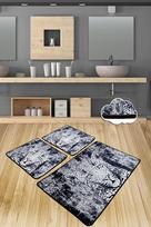 Foutastic Tiger 359CHL4513 komplektas, 3 vnt., 100 x 60 cm, balta/juoda spalvų