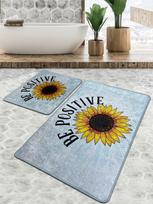 Foutastic Be Positive 359CHL2536 komplektas, 2 vnt., 100 cm x 60 cm, įvairių spalvų