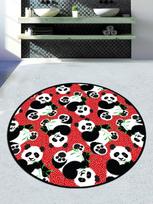 Foutastic Pandam 359CHL4563, 160 cm x 160 cm, balta sp./juoda sp./raudona sp.