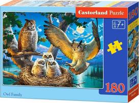 Castorland Owl Family 341392, 23 x 32 cm, 180 det.
