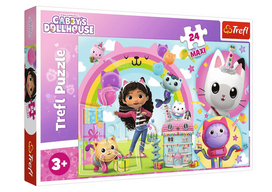 Trefl GABBY'S DOLLHOUSE Maxi dėlionė „Ratai“, 24 det.