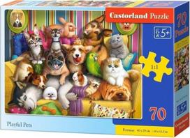 Castorland Playful Pets 070176, 70 det.