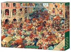 Castorland Bull Run In Pampeluna 300648, 68 x 92 cm, 3000 det.