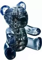 HCM Kinzel 3D Crystal Puzzle Bear Juodas 1149, 41 det.