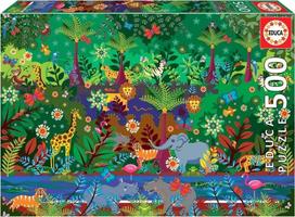 Educa Jungla 19245, 34 x 48 cm, 500 det.