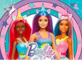 Lisciani Barbie Magic Unicorn 304-99436, 25 x 35 cm, 48 det.