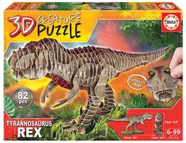 Educa 3D T-Rex 19182, 82 det.