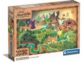 Clementoni Story Maps Snow White 39814, 1000 det.