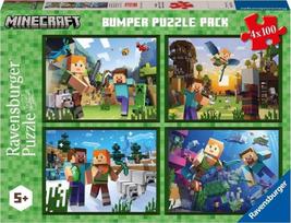 Ravensburger Minecraft 5716, 4 x 100 det.