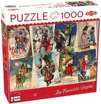 Tactic Retro Style Christmas Cards 59223, 48 x 67 cm, 1000 det.