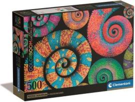 Clementoni Compact Curly Tails 35529, 36 x 49 cm, 500 det.