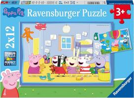 Ravensburger Peppa Pig 2in1, 2 x 12 det.