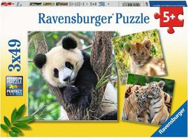 Ravensburger Wild Nature 05666, 3 x 49 det.