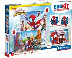 Clementoni Edukit 4in1 Spidey 18295, 24 x 17 cm, 48 det.