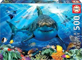 Educa Great White Shark, 500 det.