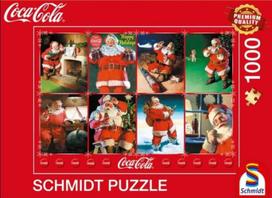 coca cola - Schmidt Coca-Cola Santa Claus 59956, 1000 det. - 1 nuotrauka