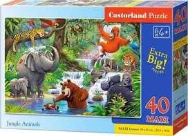 Castorland Jungle Animals 342911, 40 det.