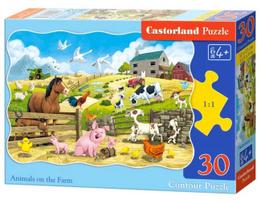 Castorland Animals on the Farm 03815, 30 det.