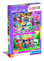 Clementoni Super Kitties 24811, 2 x 20 det.
