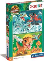 Clementoni SuperColor Jurassic World 24810, 2 x 20 det.