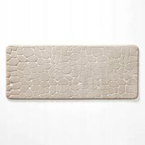 Douceur d'Intérieur Ricochet neslystantis vonios kilimėlis, 120 x 50 cm, smėlio sp.