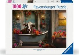 Ravensburger Cow In The Bath, 70 x 50 cm, 1000 det.