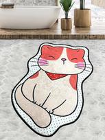 Foutastic Katze, 90 x 60 cm, balta/oranžinė