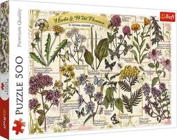 vaistiniai augalai - Trefl Herbarium Medicinal Herbs 37478, 500 det. - 1 nuotrauka