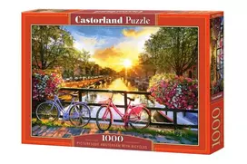 Castorland Picturesque Amsterdam With Bicycles C-104536, 1000 det.