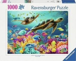 ravensburger puzzle 1000 - Ravensburger Blue Underwater World, 1000 det. - 1 nuotrauka