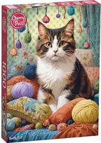 CherryPazzi Knitty Cat 31131, 70 x 50 cm, 1000 det.