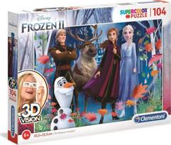 Clementoni SuperColor Frozen II 3D Vision 20611, 104 det.